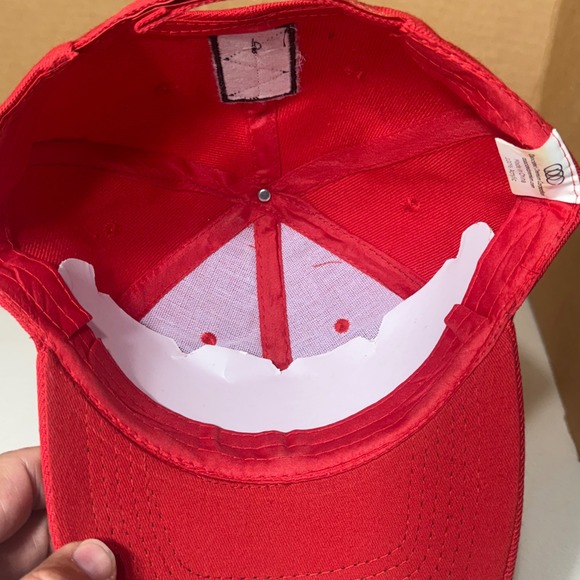 Cincinnati Reds Baseball Cap 1975 Hall of Fame Patch‎ Adult Red Hat - Picture 5 of 6